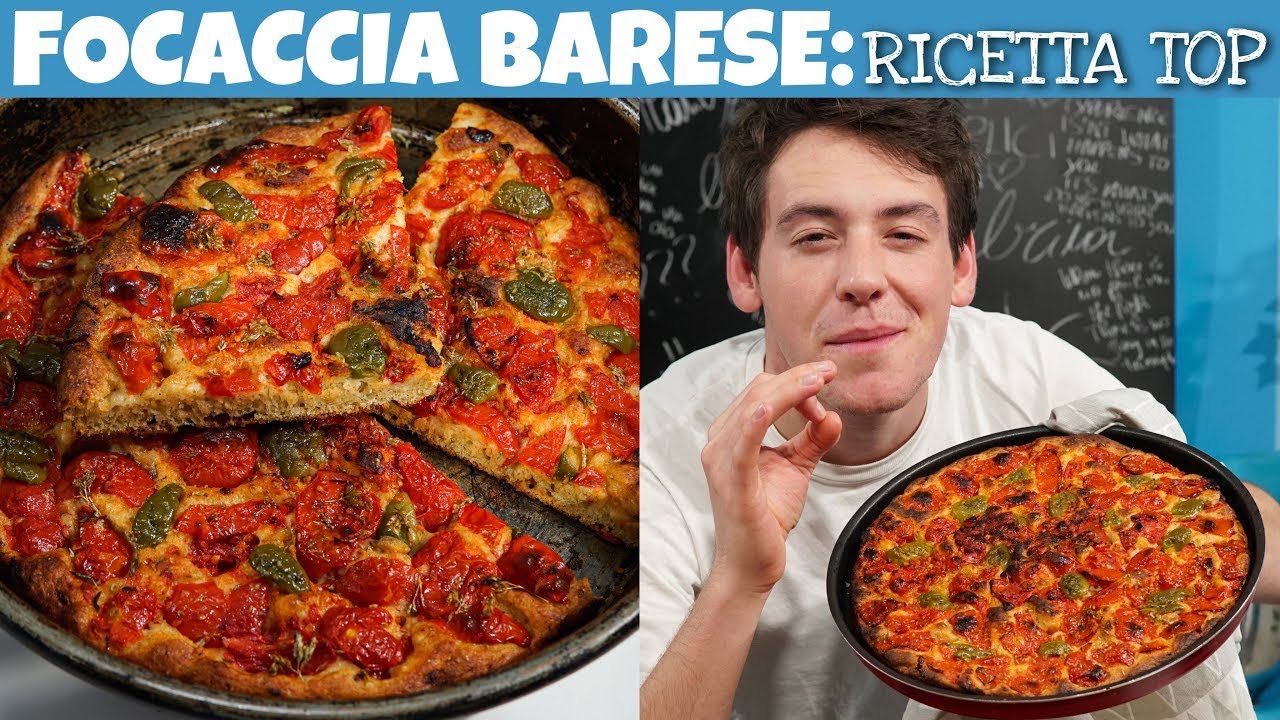 LA VERA FOCACCIA BARESE: la ricetta di famiglia della Signora Ginevra - pugliese | Davide Zambelli