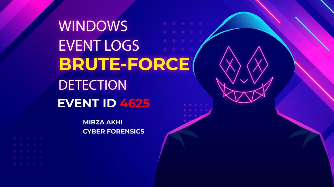 Windows Security Event Logs Forensics | Detect Brute-Force Login Attacks (Event ID 4625)