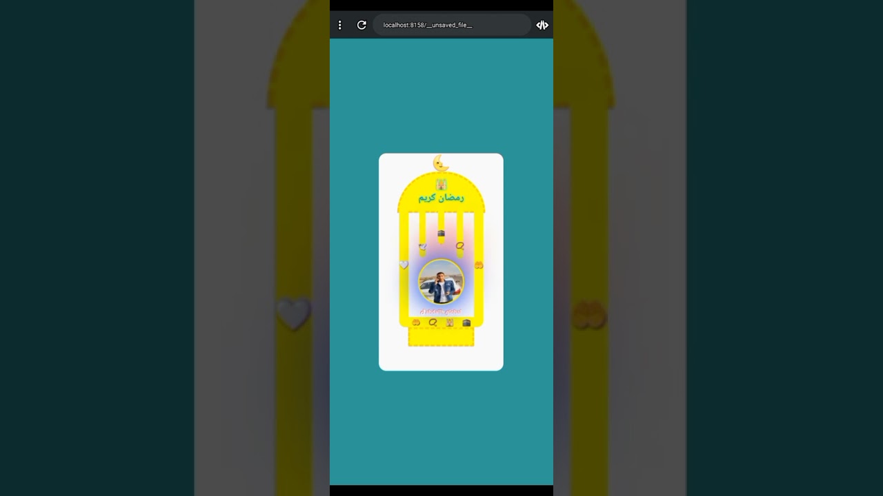 برمجة فنوس رمضان بلغة Html and css 🎭 account TIKTOK Abdallh global 