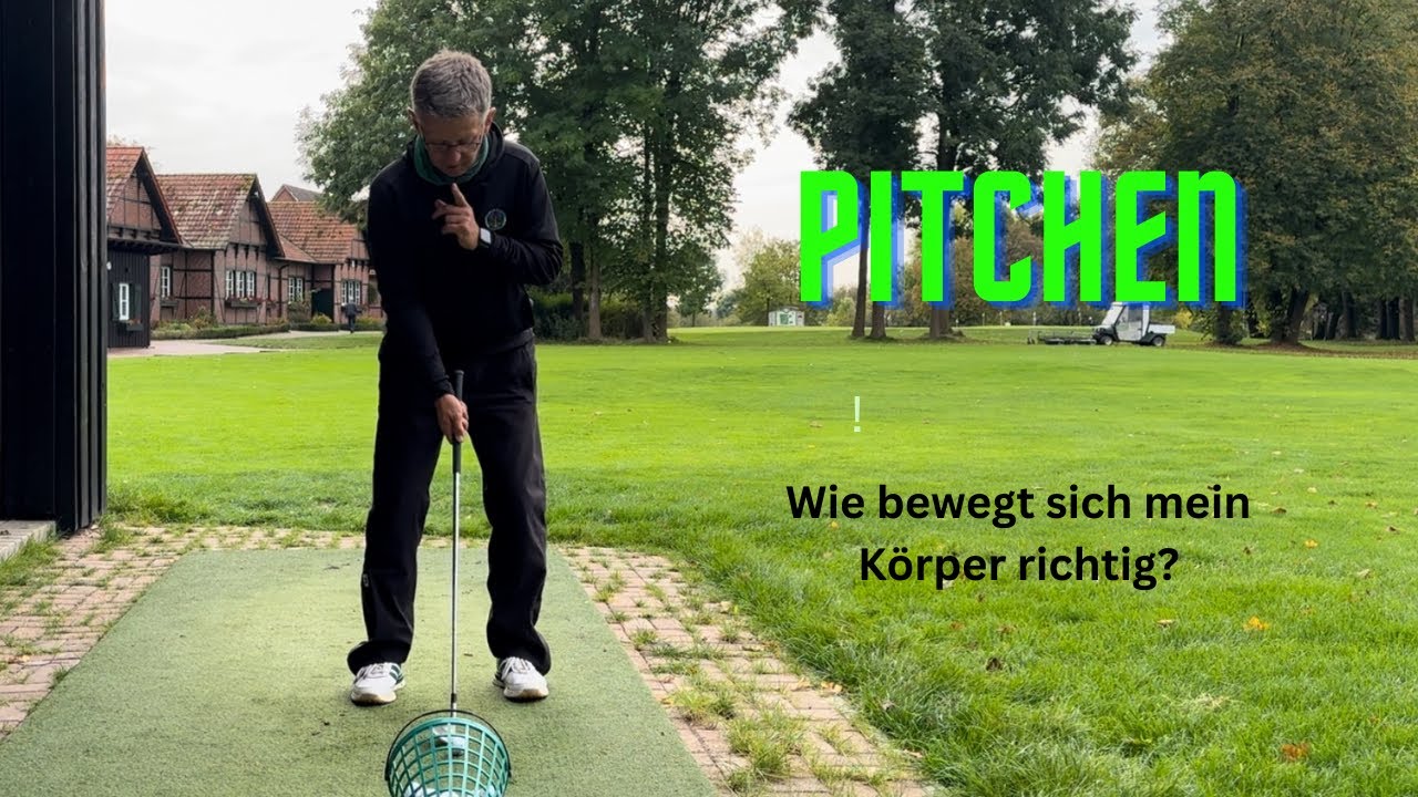 TRAINING TIME - Pitchen K&ouml;rperbewegung! #golf #training #golftips