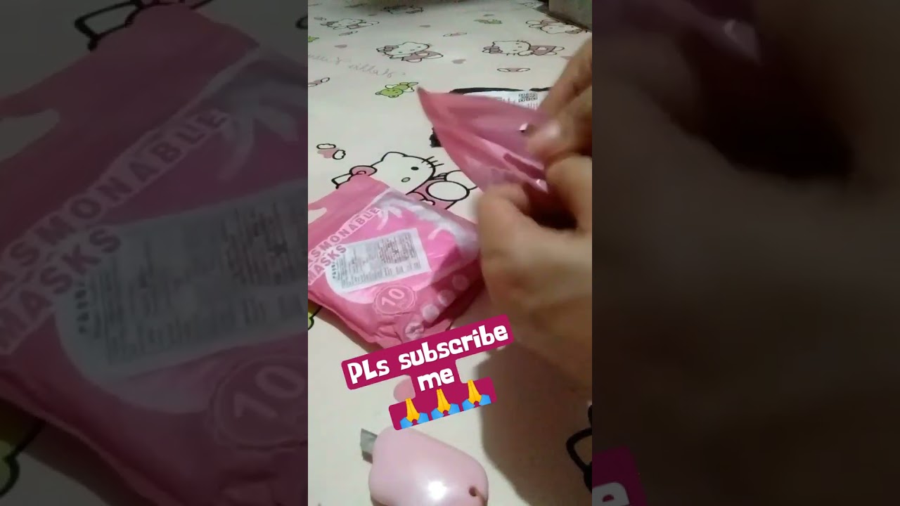 mini unboxing heLLo kitty mask 3d | sweetheki | dec.24,2022 sat.
