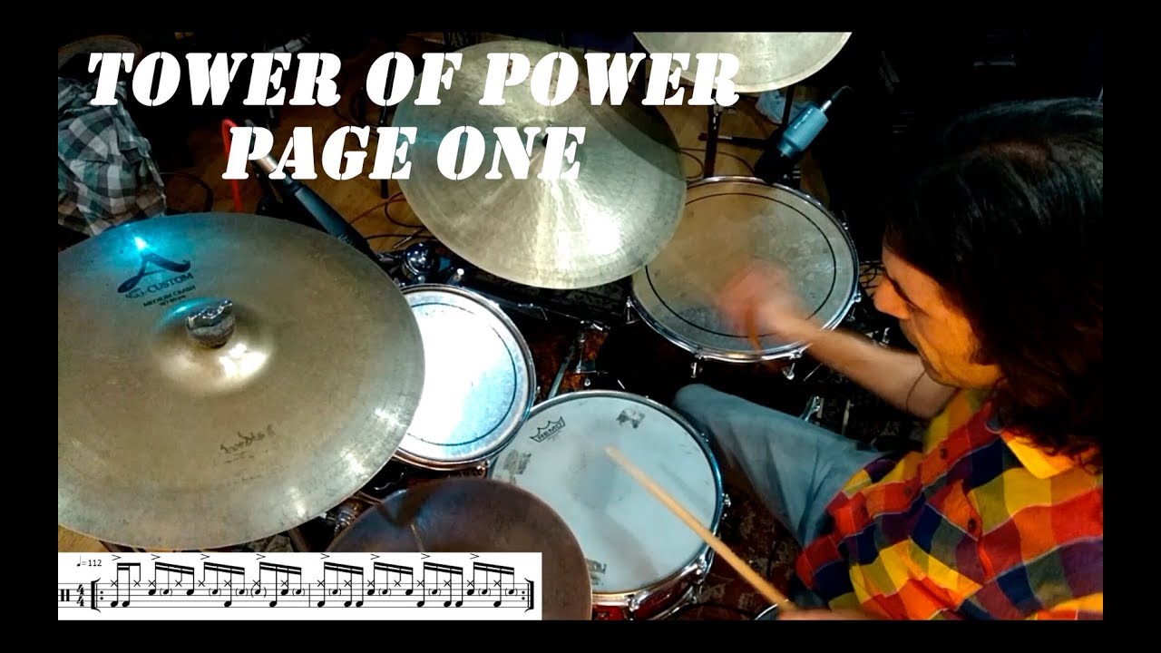 Page One - Tower of Power drum cover by Roberto Natal