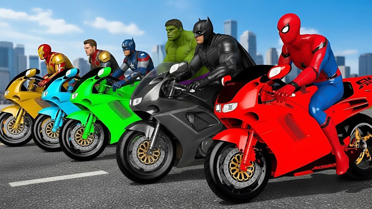 الرجل العنكبوت انقاذ باتمRAINBOW SPIDER-MAN Rescue Brainrot vs Dinosaur funny Game GTA 5 superheroes
