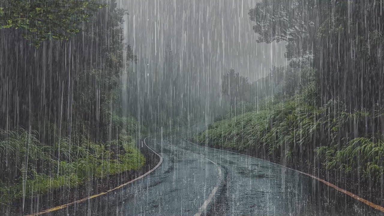 Lluvia Relajante Para Dormir y Descansar Profundamente en 6 Minutos - Sonido de Lluvia en el Camino