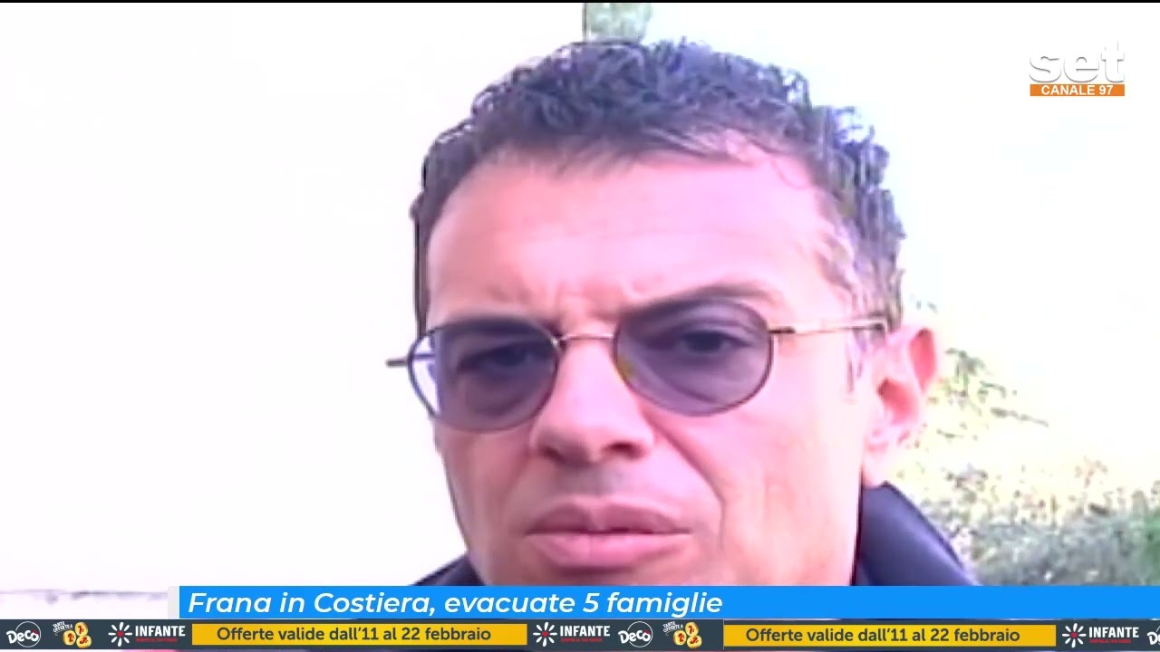 Salerno: frana a Vietri sul Mare, evacuate 5 famiglie