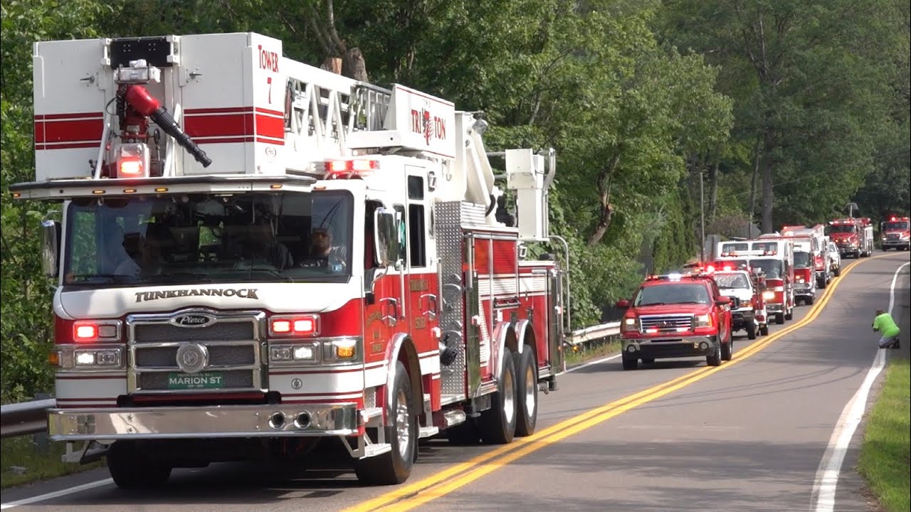 Harveys Lake Fire & Ambulance Company 100th Anniversary Lights & Sirens Firemen's Parade