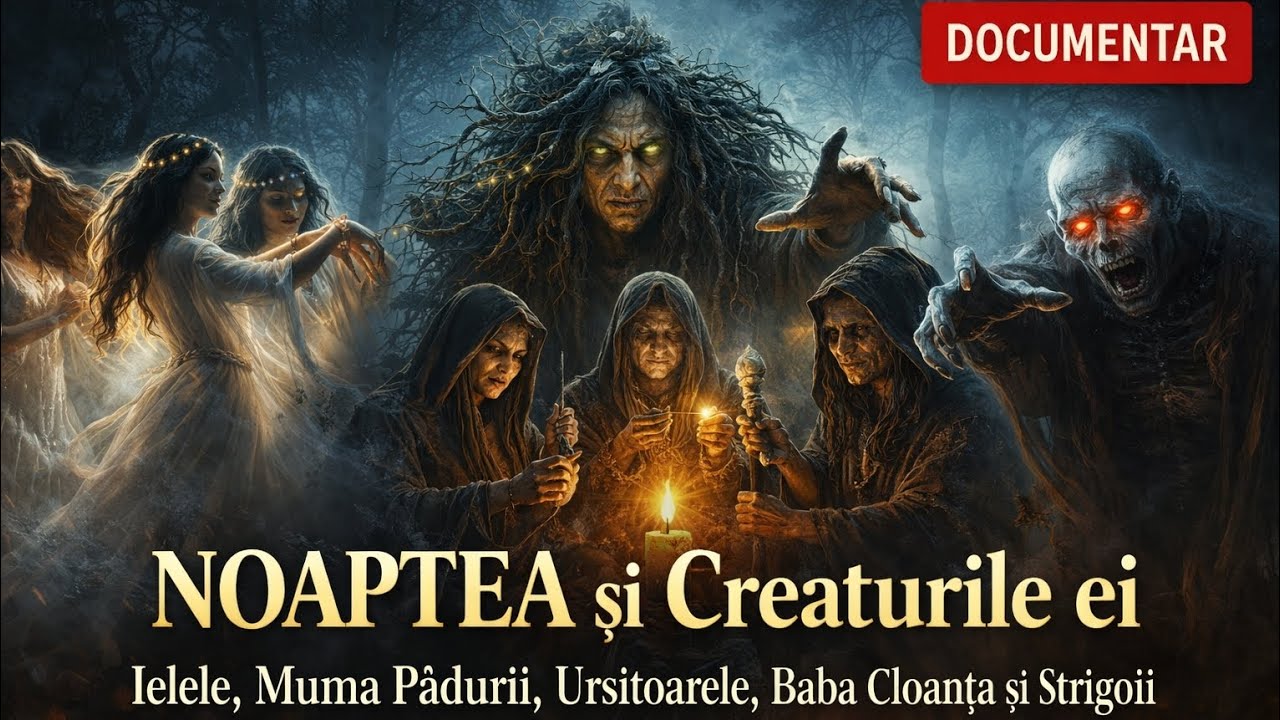 Creaturile Nopții: Ielele, Muma Pădurii, Ursitoarele, Baba Cloanța și Strigoii