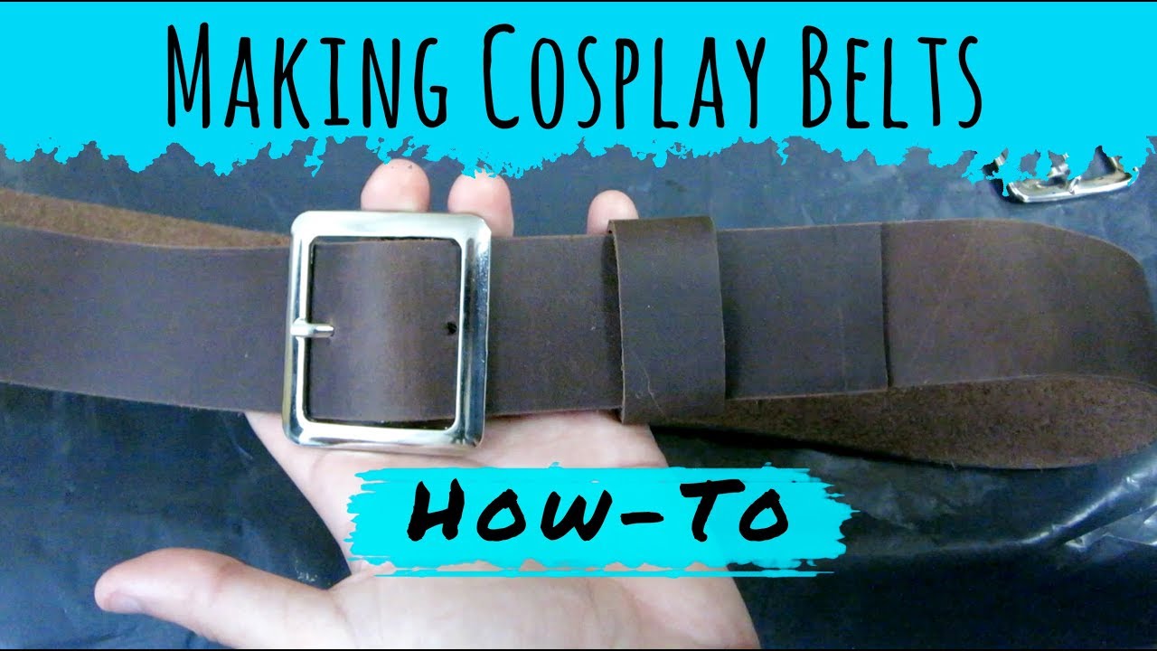 How To Make Cosplay Belts (Leather and Bullet Belts)