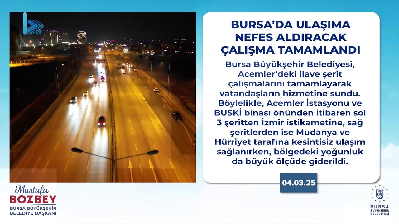 🎥 CANLI | Bursa Büyükşehir Belediye Meclisi | Mart ayı 2. Oturum