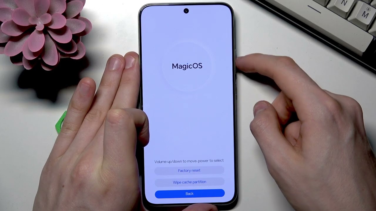 HONOR Magic8 Lite &mdash; как сбросить пароль (полный сброс до заводских)