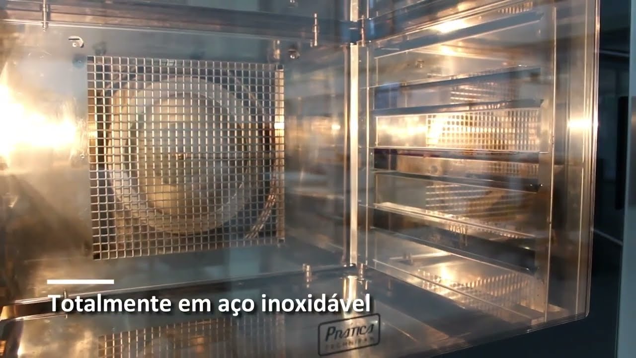 Forno de Convec&ccedil;&atilde;o   HPE80 Program&aacute;vel Pr&aacute;tica Klimaquip