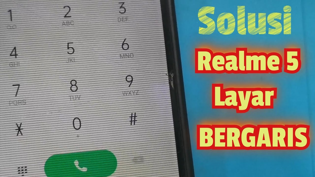 Solusi HP Realme Layar BERGARIS