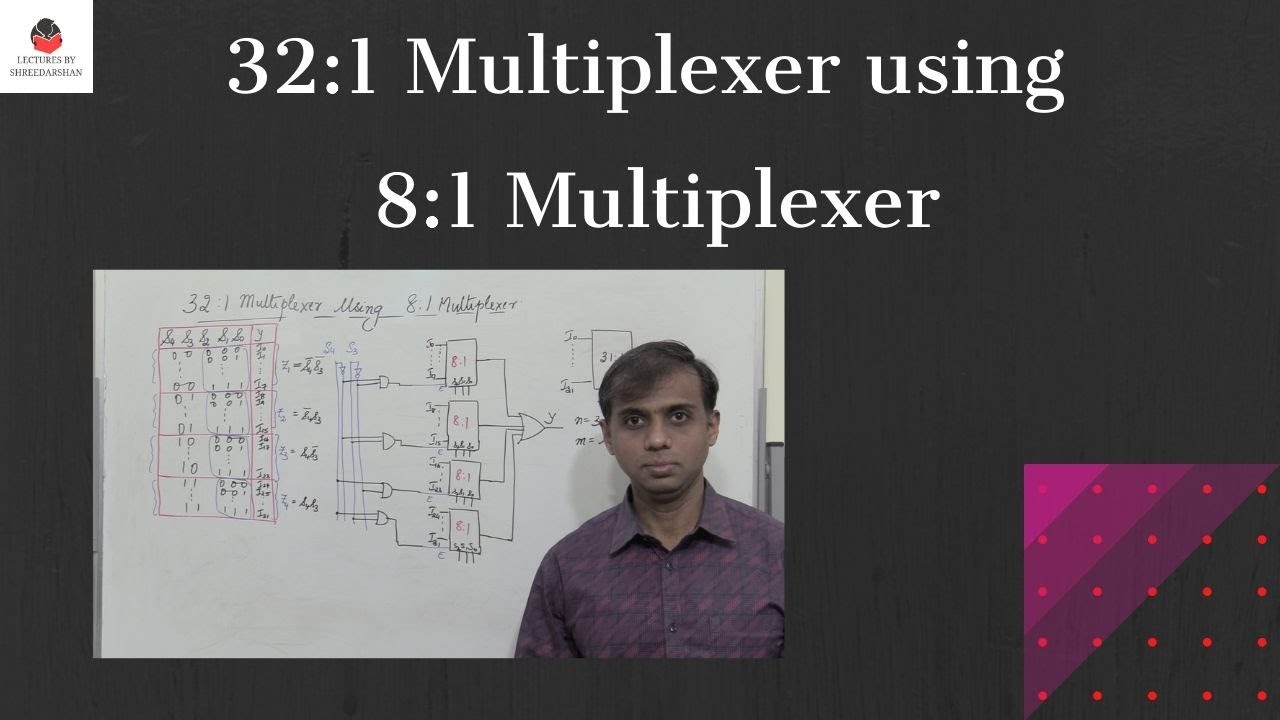 32:1 Multiplexer using 8:1 Multiplexer | Design and Explanation