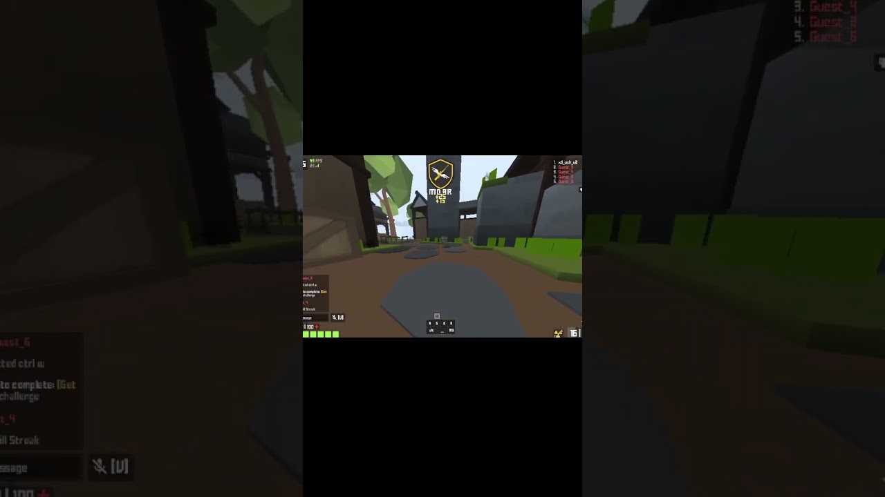 INSANE (1 HP) Krunker.io nuke