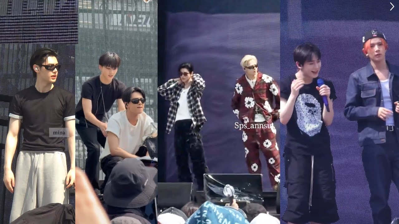 Enhypen Soundcheck Walk the line D2 味の素スタジアム コンサート Summer Edition in Tokyo, Japan