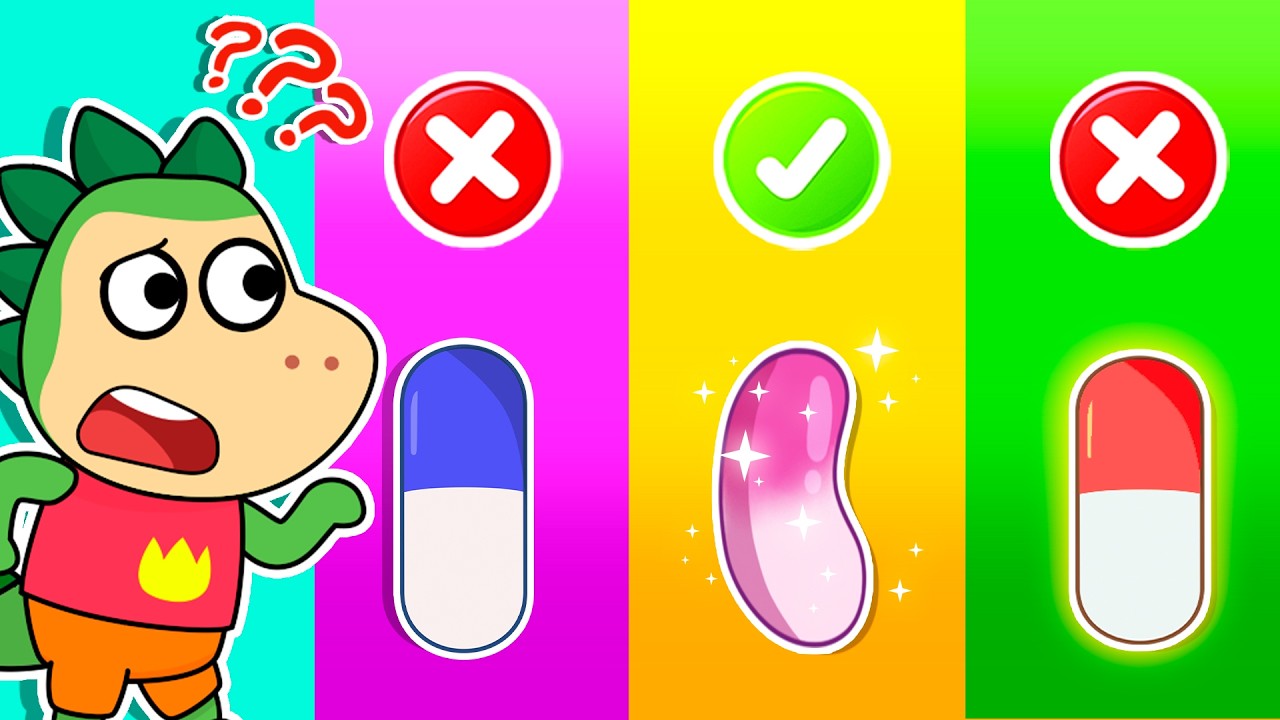 🤢Lekcja bezpieczeństwa z lekarstwami Spike i Sparkle! 😷💊Fire Spike Stories for Kids🔥