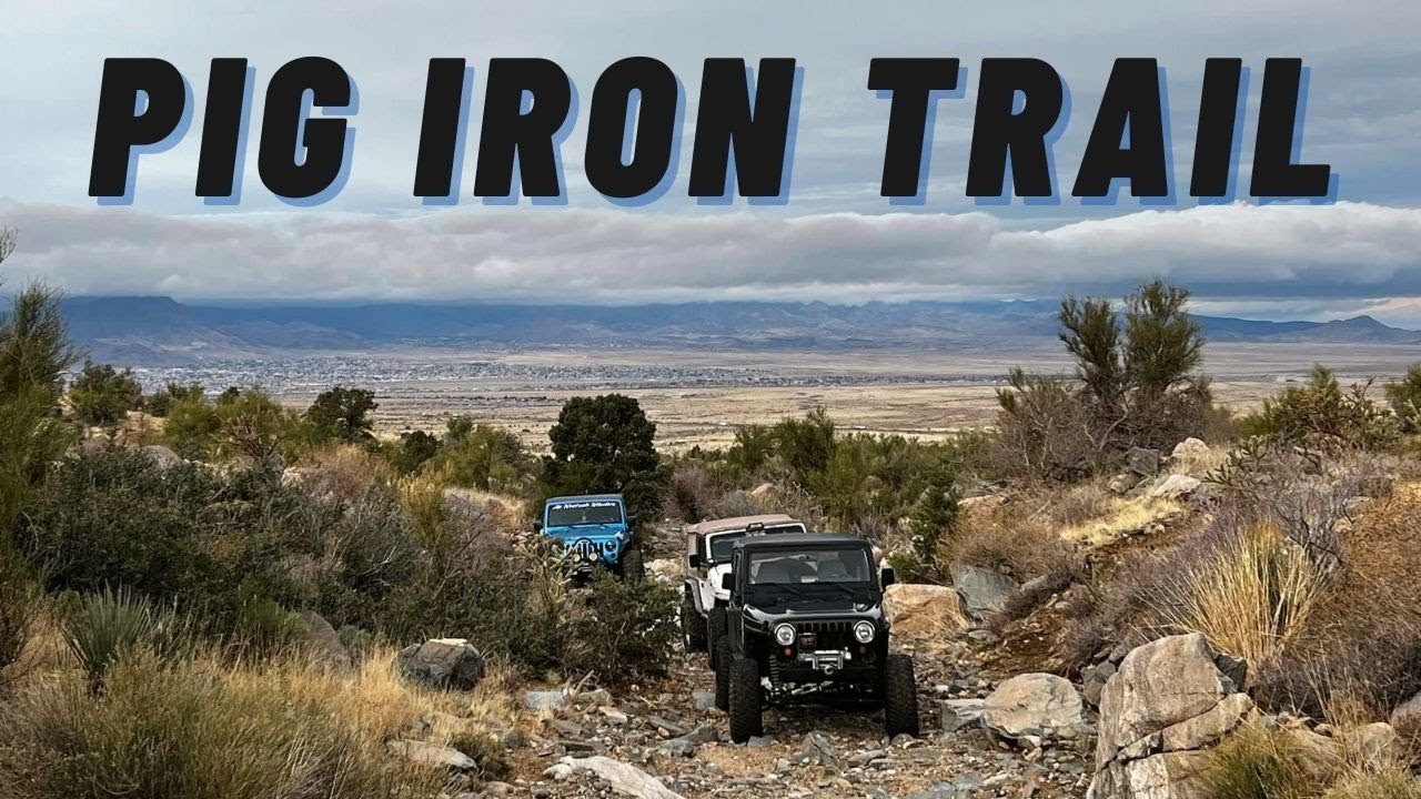 Pig 🐷 iron trail #kingmanaz