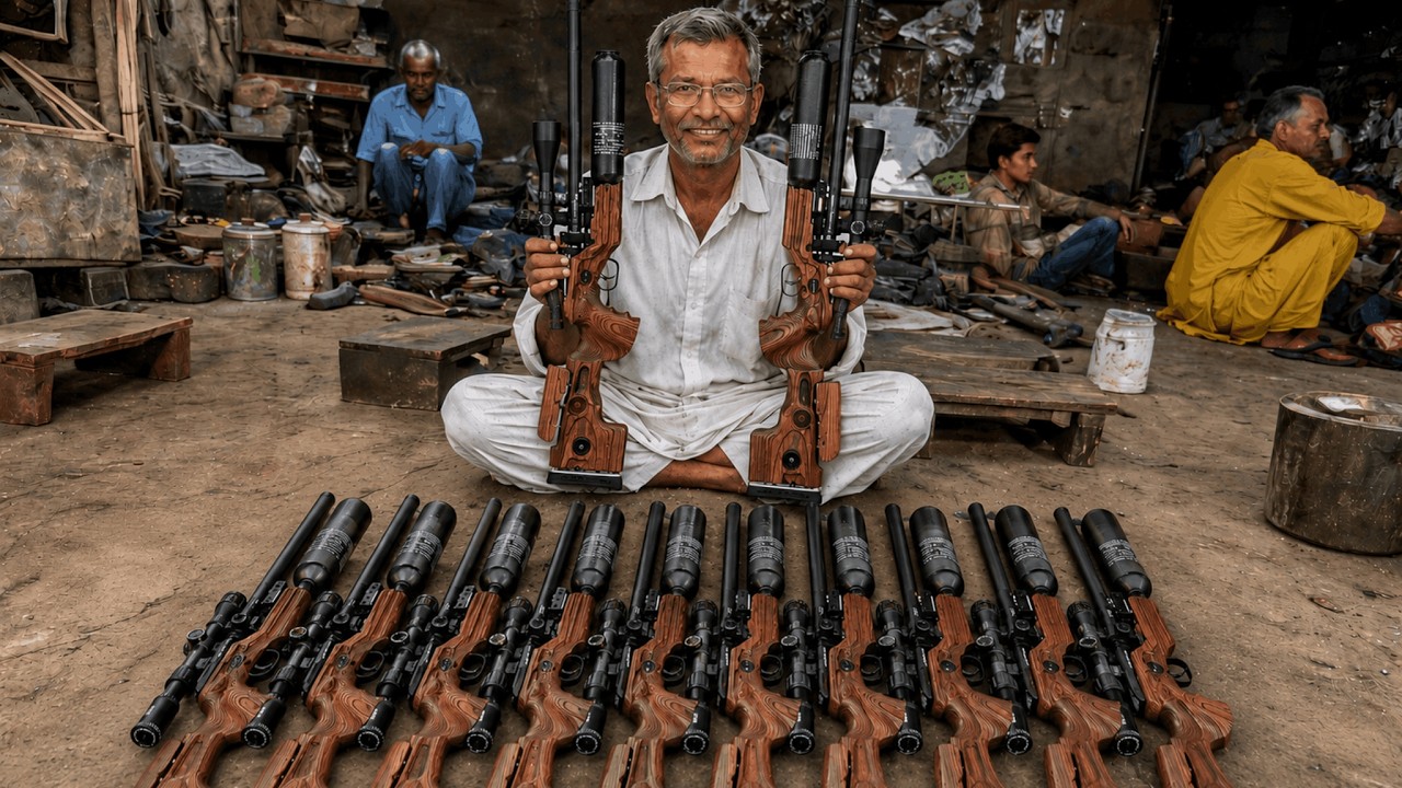Amazing Manufacturing Process Of Hunting Air Gun  | How To Make  Air Gun Inside Factory 50 yards