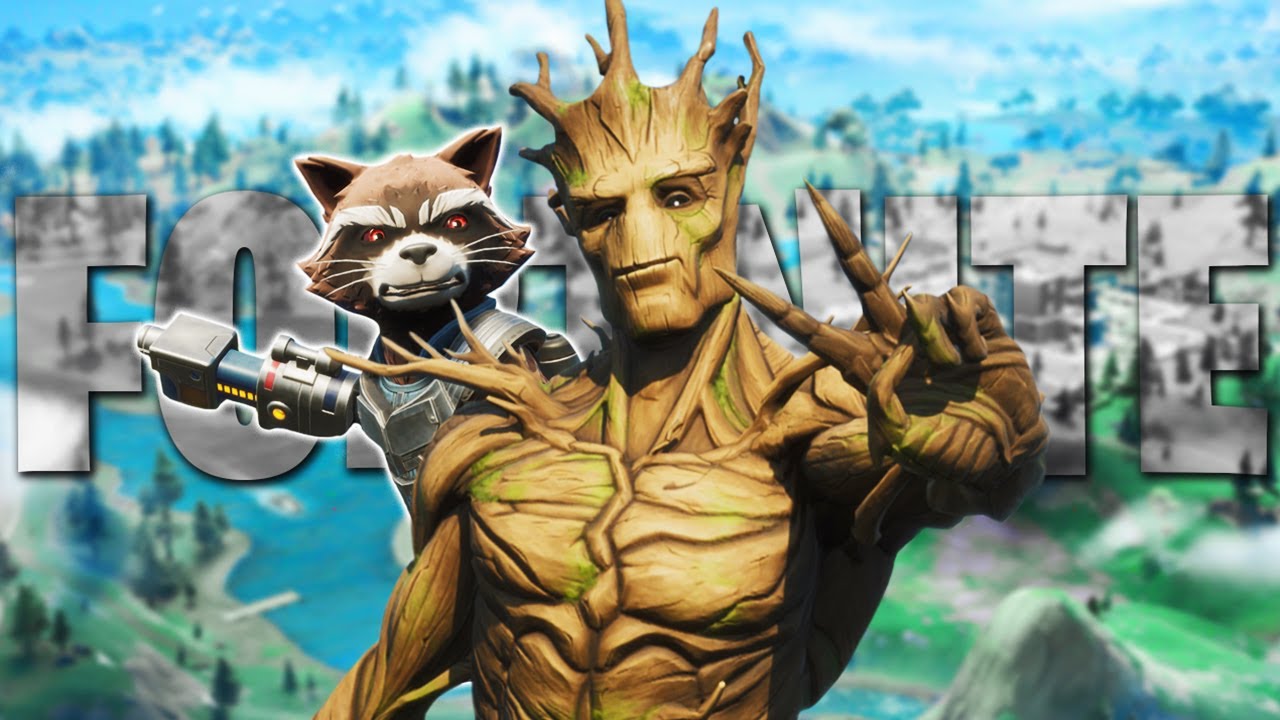 DESBLOQUEANDO A BABY GROOT Y ROCKET EN FORTNITE  | Blend Freshon