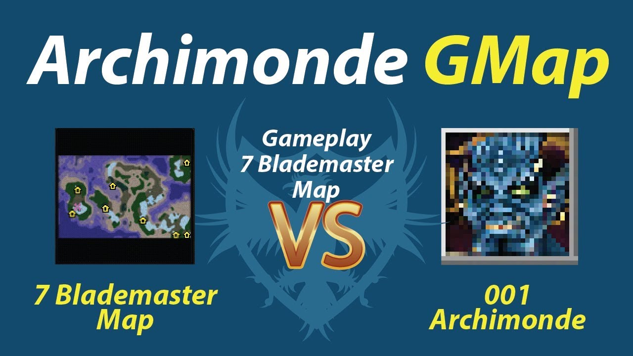 (Archimonde GPlay) 7 Blademaster Custom Map 1080p
