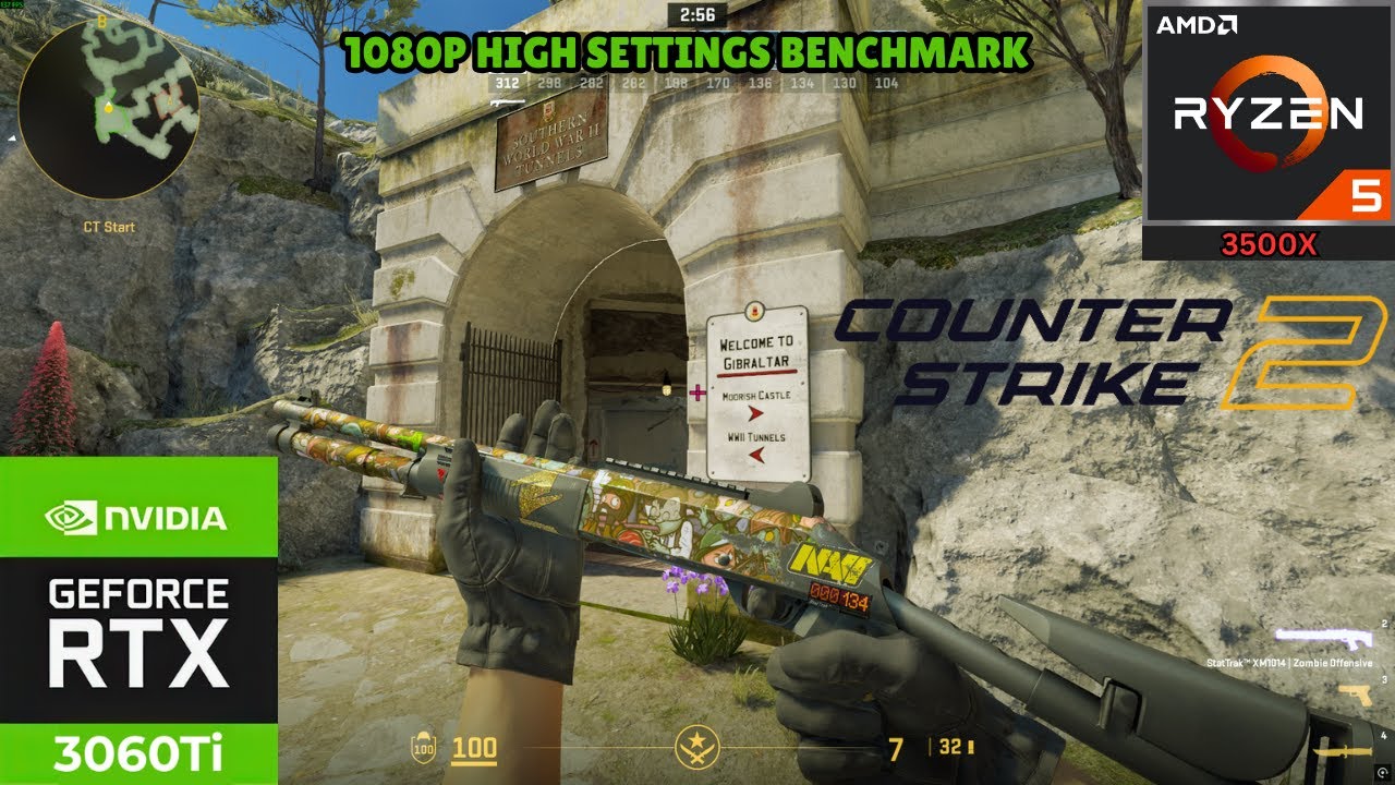 Counter-Strike 2 | RTX 3060Ti | Ryzen 5 3500x | 1080p High settings
