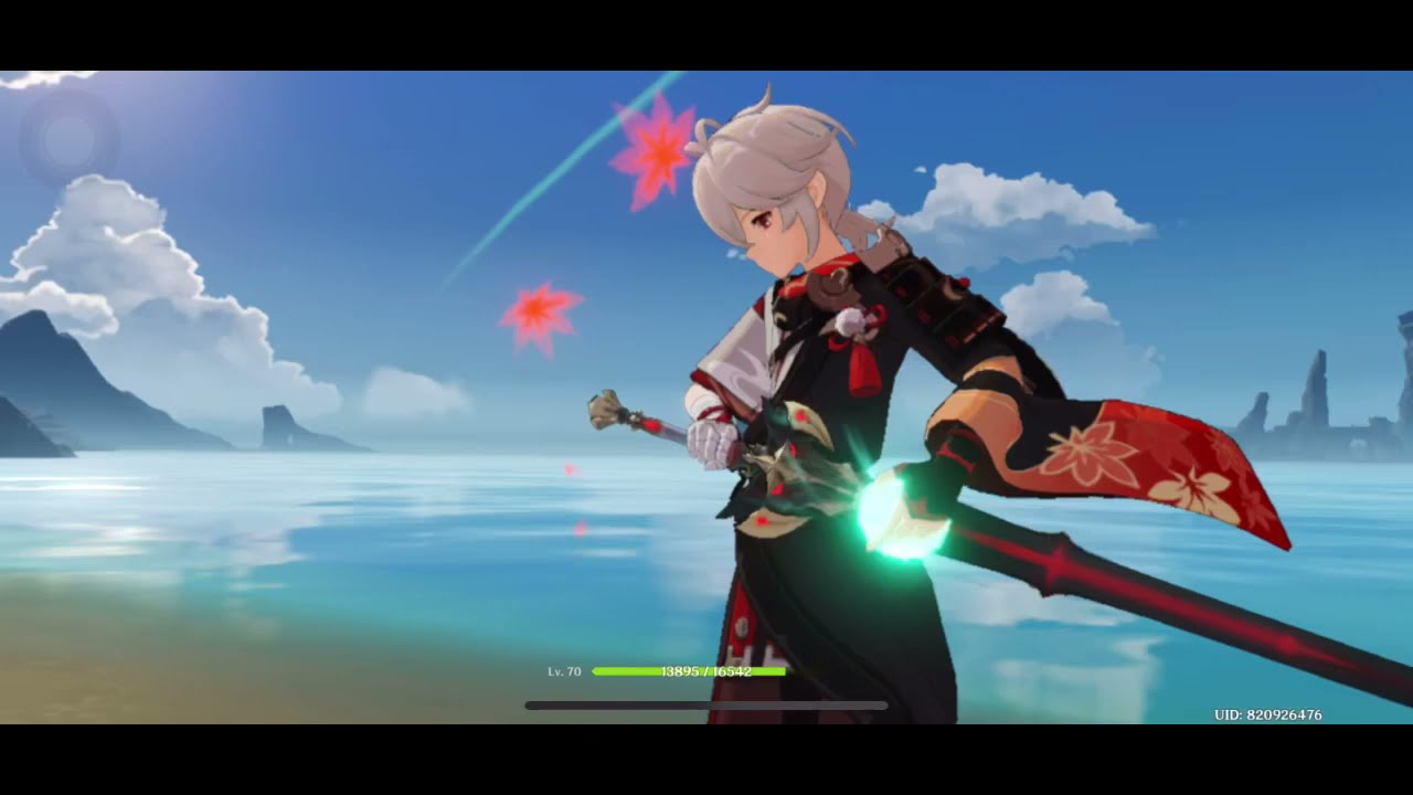 kazuha burst in different graphics settings