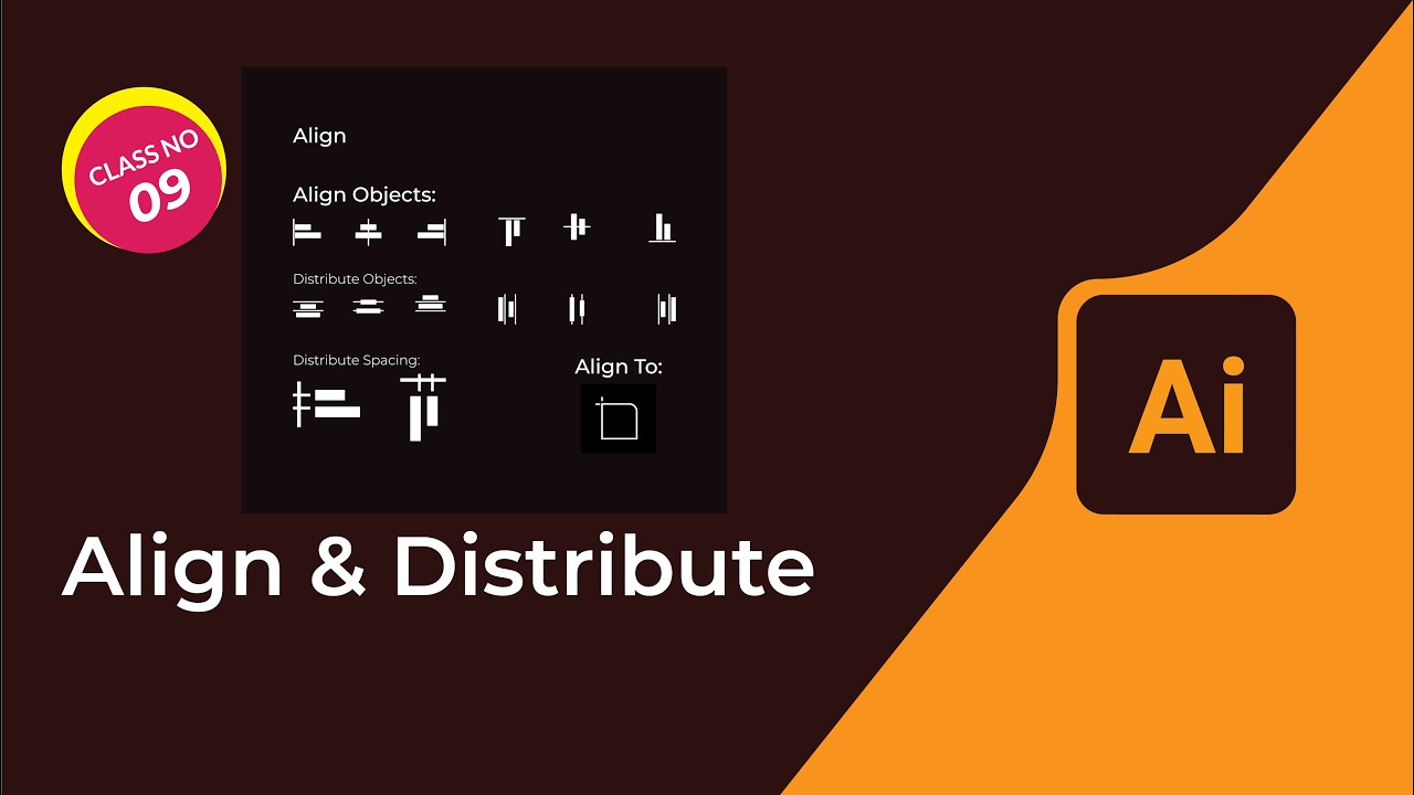 How to Align & Distribute Objects in illustrator | Bangla Tutorial 2026 | Perfect Alignment