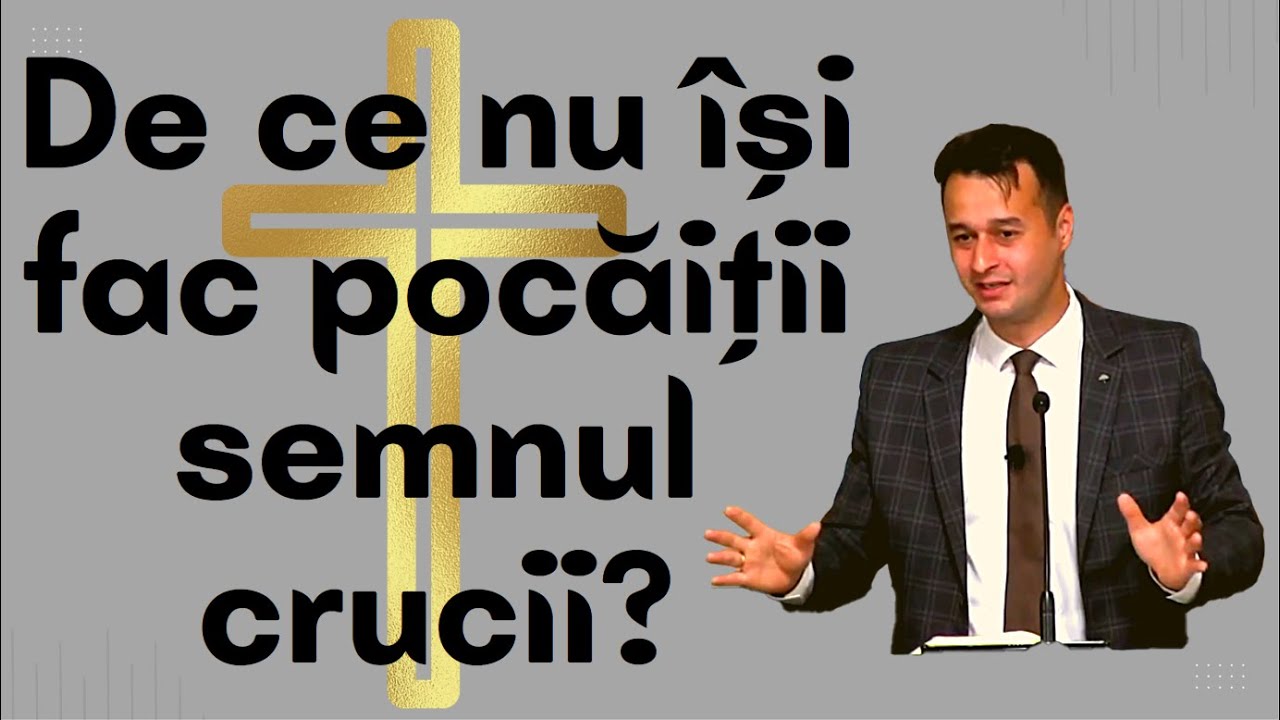 De ce nu își fac pocăiții semnul crucii?