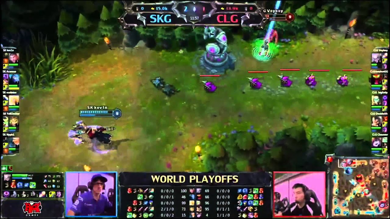 124 - SK Gaming vs CLG.NA - League of Legends World Championships Commentary