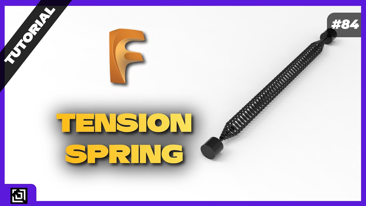 Design a Tension Spring in Fusion 360 | Fusion 360 Tutorial 2021 | It’s made EZy