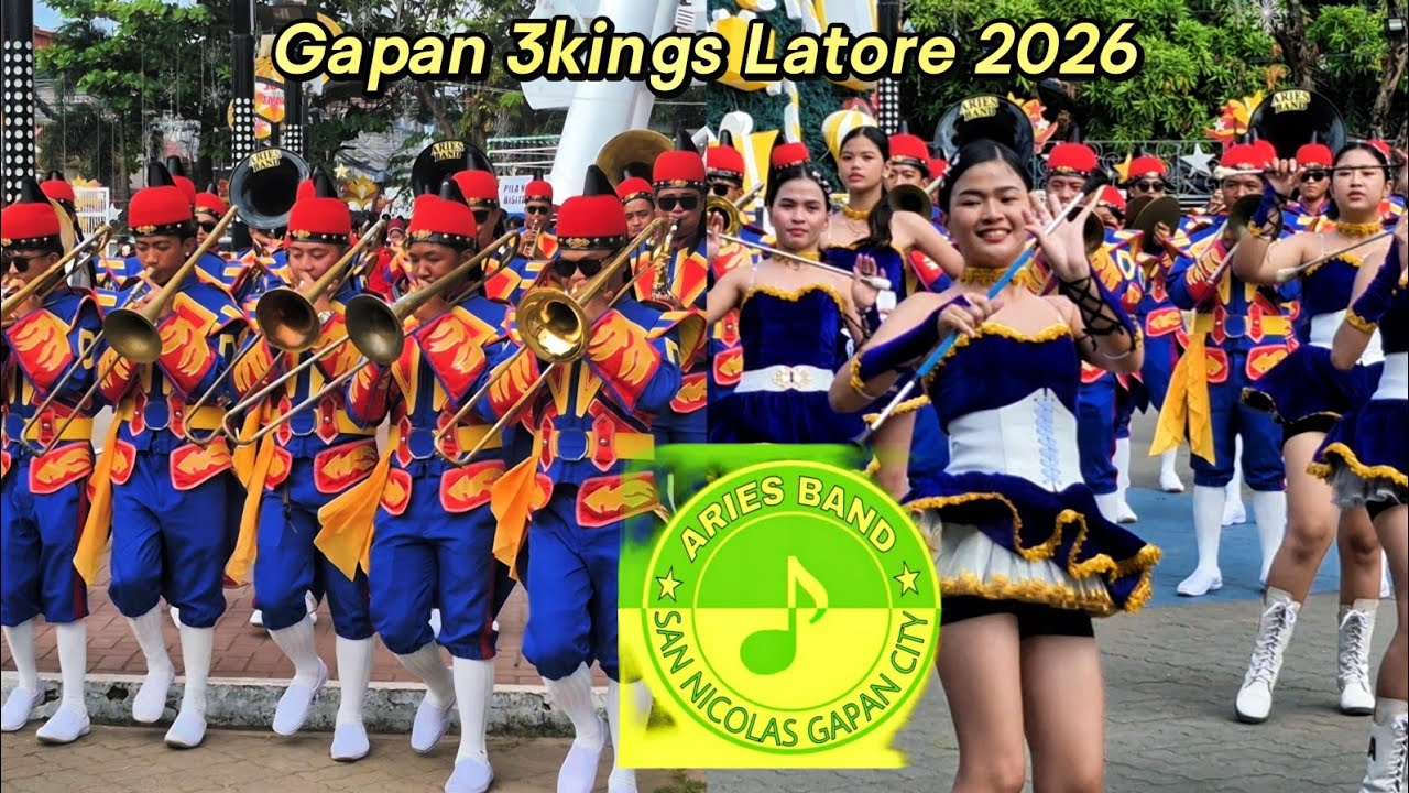Оркестр Aries Band 2003 | Gapan 3 Kings 2026 | Выступление группы мажореток Latore Group