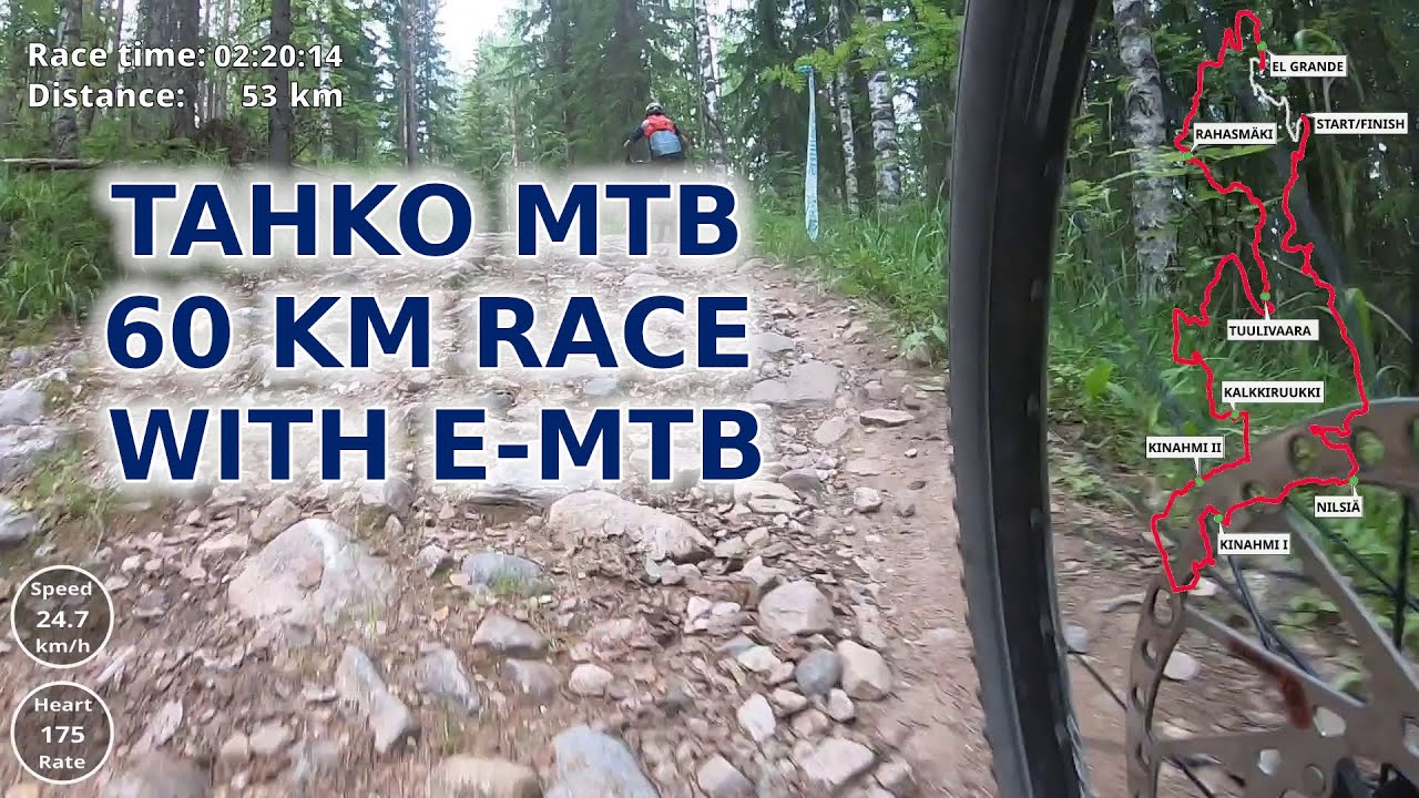 Tahko MTB 2022 60 km race on E-MTB