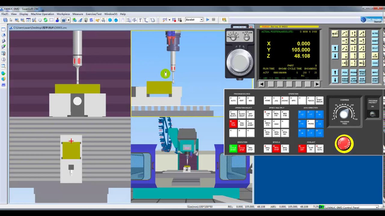 Fanuc 0 MD Tool Offset Setting