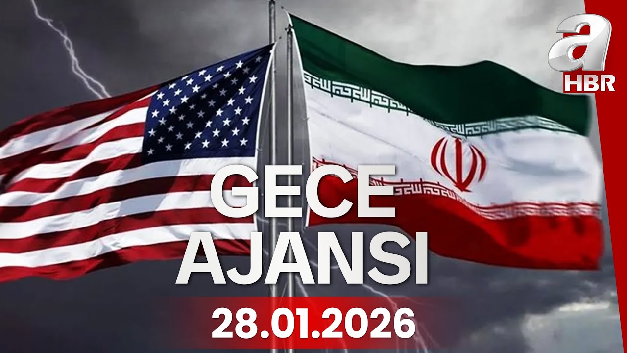 ABD-İran savaşı an meselesi mi? | Gece Ajansı - 28.01.2026 | A Haber