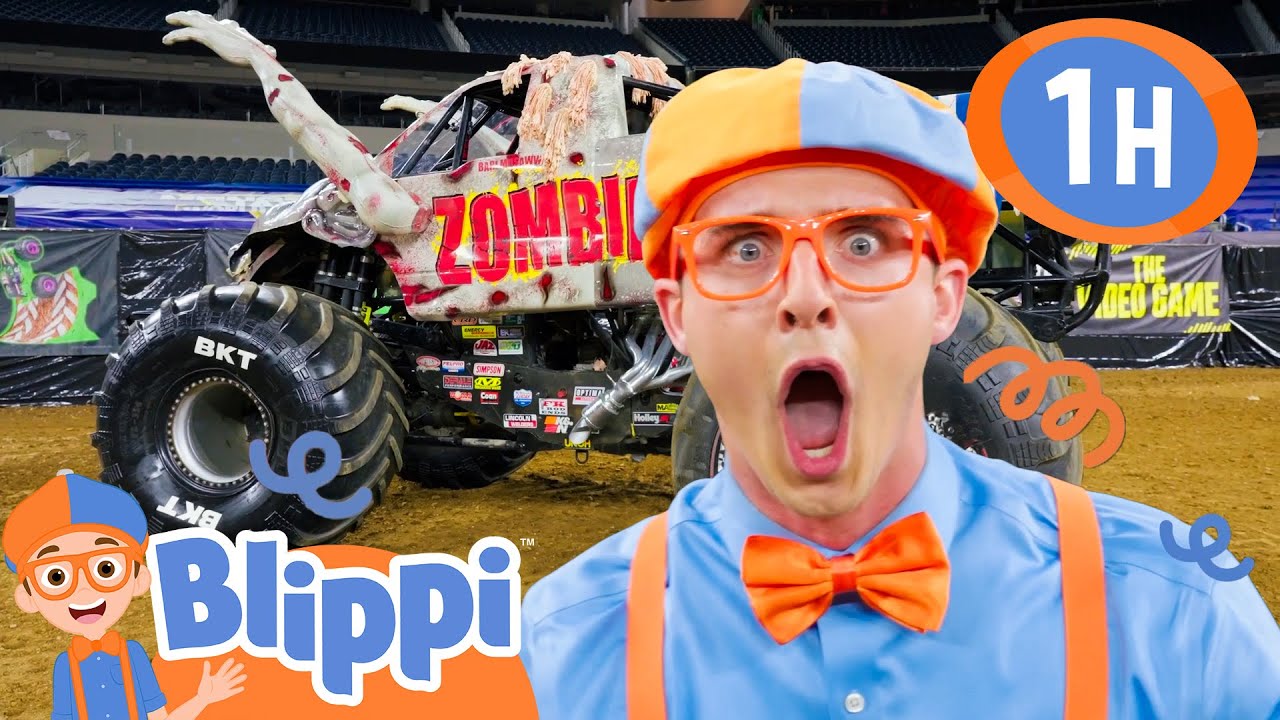 Blippi Learns Monster Jam Tricks! 🚛 Spinning Donuts Like a Pro! | Blippi | Kids TV Shows