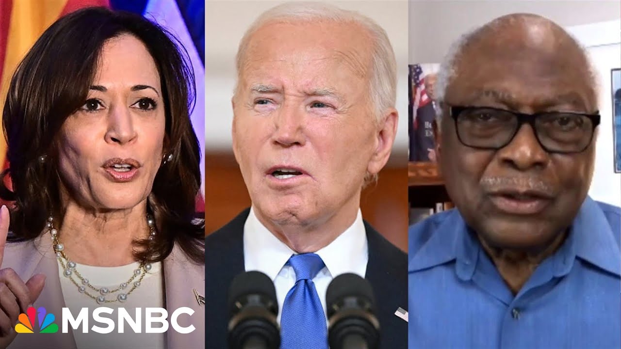 Rep Clyburn: ‘I will support’ Harris if Biden steps aside