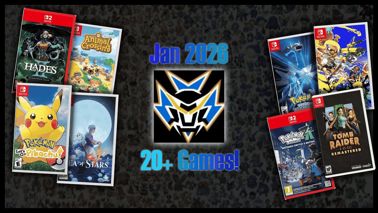 Моя коллекция игр для Switch/Switch 2 (январь 2026 г.)