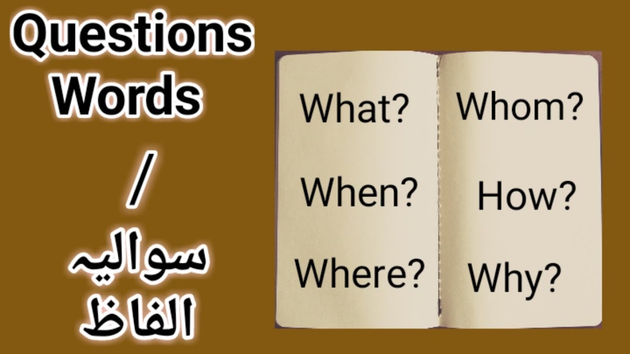 Question Words ||LECTURE NO 23 by Saba 786 Academy
