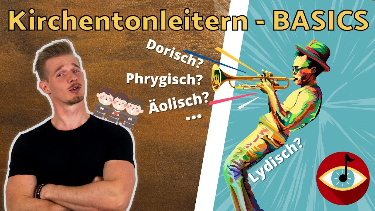 KIRCHENTONLEITERN (MODES) einfach erklärt! - Wie klingen diese Skalen bzw. Modi?