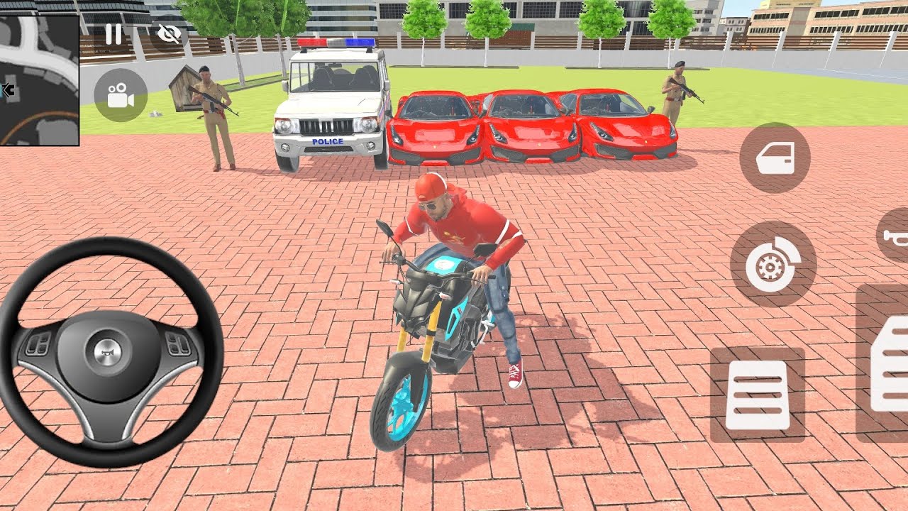 🎮 Franklin Order By 3️⃣ Farrari Supercar 🚗 1️⃣ Police Car in 🇮🇳 Indian Bike Auto Simulator 