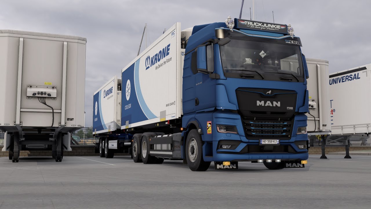 🚛 ETS2 / 1.55 MAN TG3 2020 Gloover v 1.3 - SFX MAN TGX 440 D2676 Euro6  Snowy Moon  v2 . 2.0.11 😉