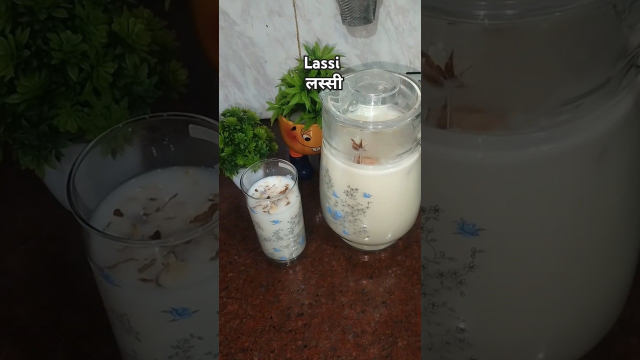 The creamy, sweet, and tangy goodness of lassi. Perfection! #trending#foodiebites #viral#dhai lassi