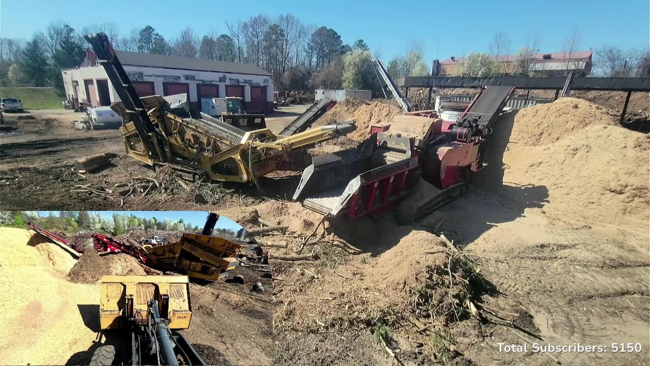 Grind Time! Making Wood Chips with Bandit Beast and extec screener Livestream! Episode 22!