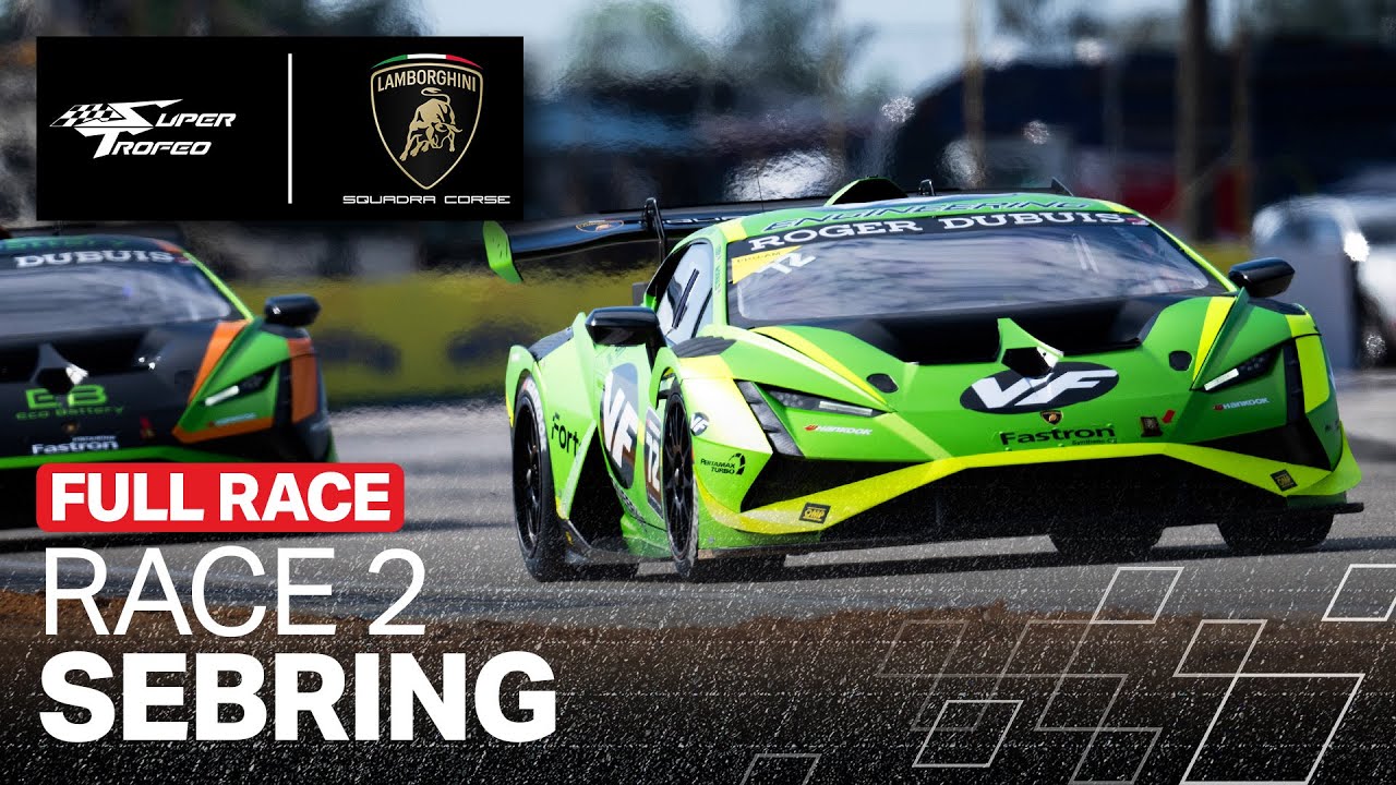 2025 Lamborghini Super Trofeo at Sebring International Raceway | Race 2 | Sebring, Florida