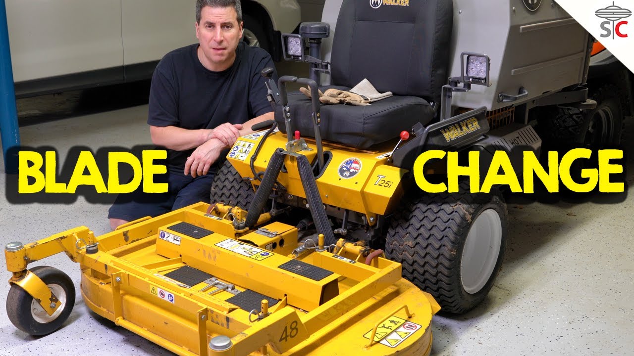 How to Change Blades on a Walker Commercial Lawnmower