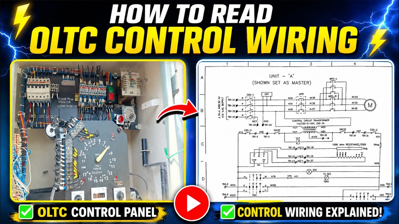 Transformer Tap Changer: On Load Tap Changer Oltc Control Circuit Diagram