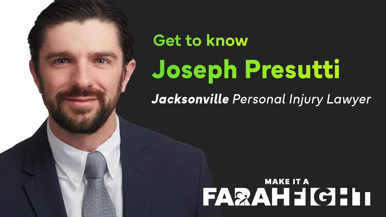 Meet Joseph Presutti | Jacksonville Personal Injury Lawyer | Farah & Farah