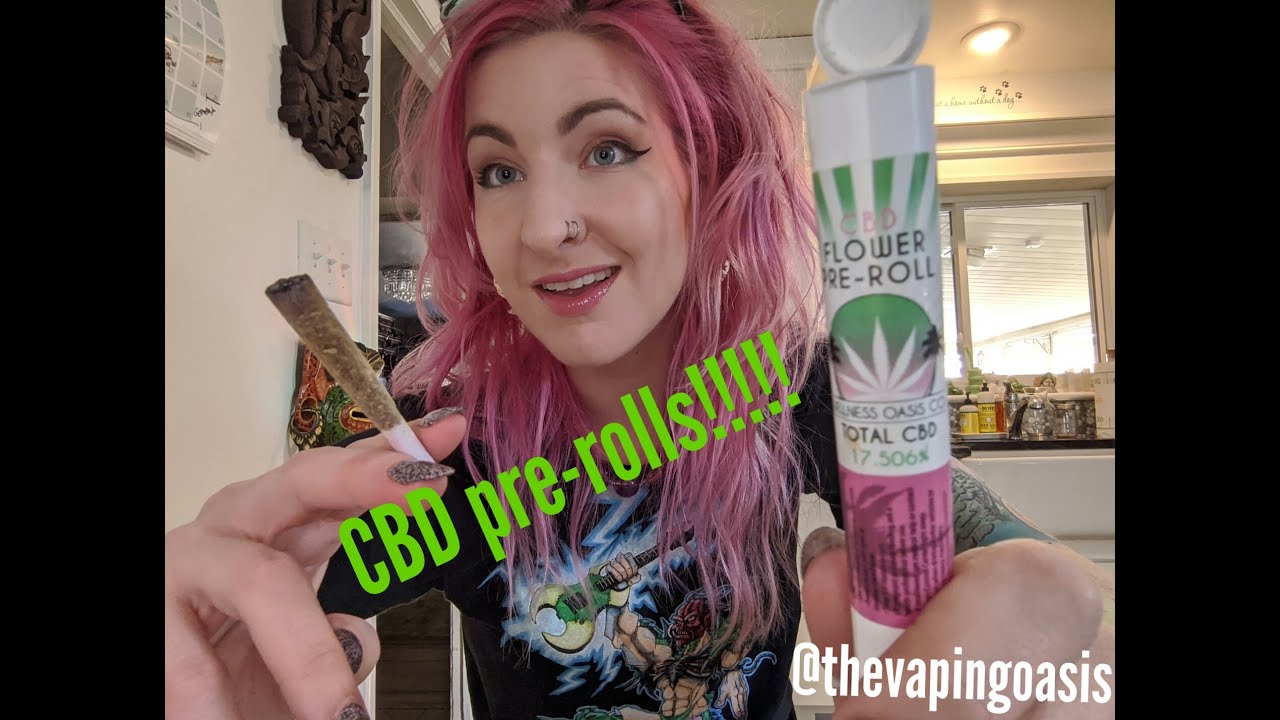 CBD pre-rolls from The Vaping Oasis with Medical Mary and Cardi CBD (using mooselabs filters)