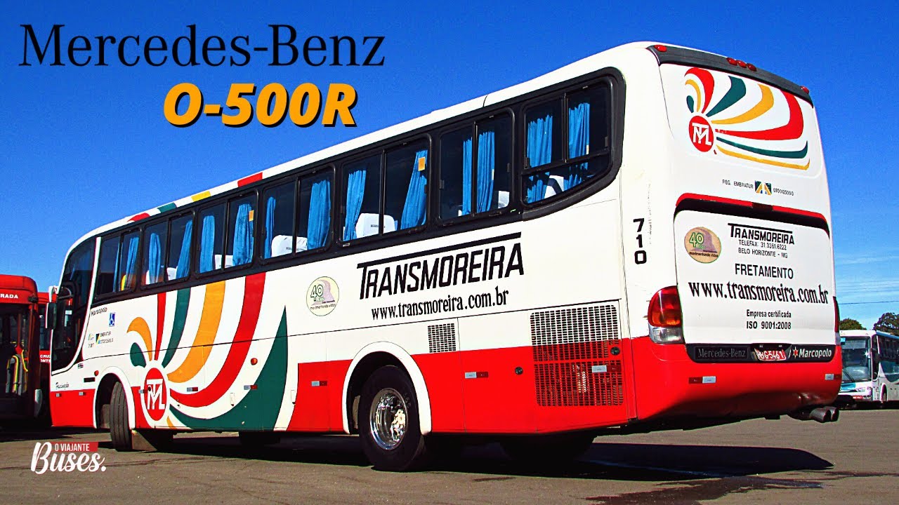 ENGINE SOUND: Ônibus Mercedes-Benz O-500R! Transmoreira