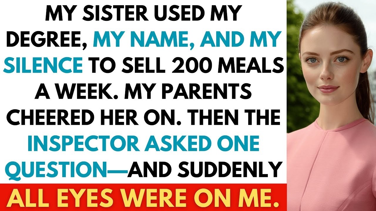 My Parents Helped My Sister Fake a Meal Business Using My Name—Until the Expo Inspector Found Out